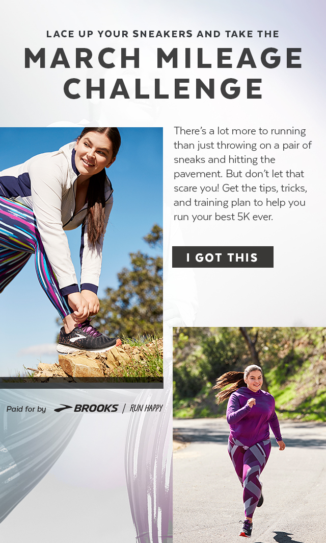 Brooks Running March Mileage Plan