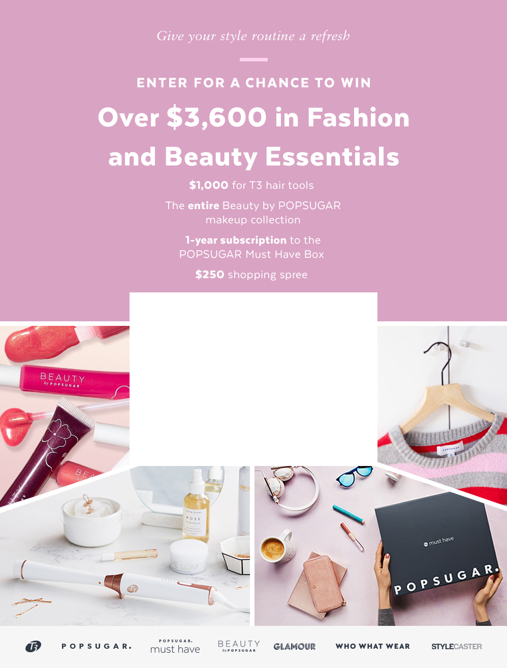 Win Over $3,600 in Fashion and Beauty Essentials