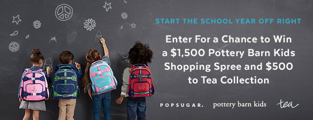 Enter For a Chance to Win a $1,500 to Pottery Barn Kids