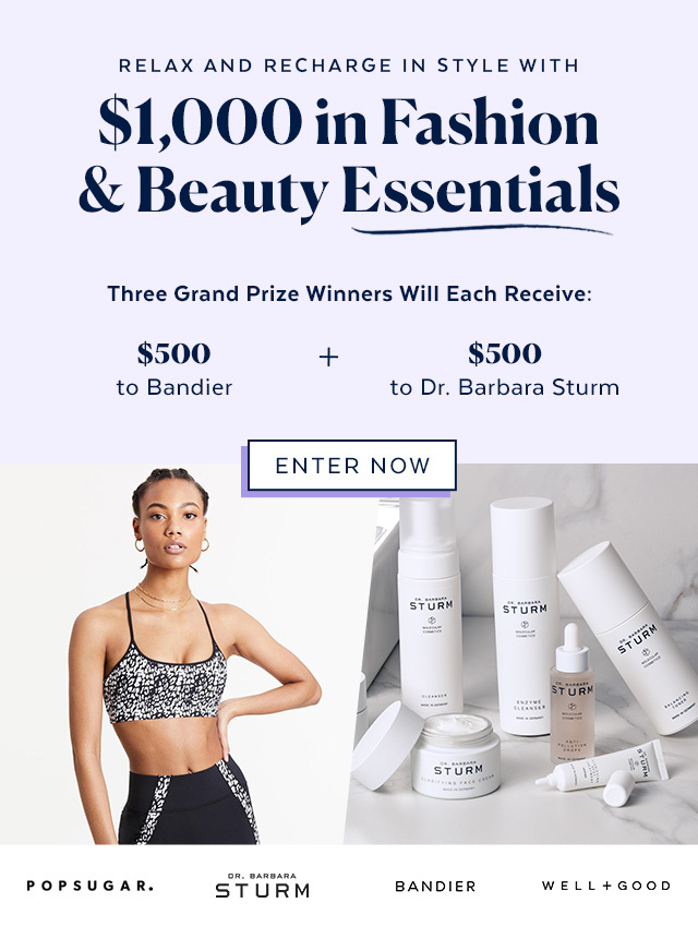 Win \$1,000 in Fashion and Beauty Essentials