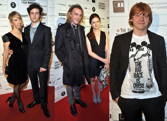 Photos Of Bonnie Wright Jamie Campbell Bower Rupert Grint Aaron Johnson At British Independent Film Awards 2009 Winners Popsugar Celebrity Uk