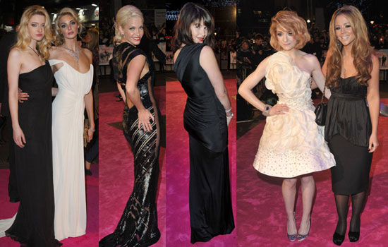Photos Of St Trinian S 2 Premiere Sarah Harding Gemma Arterton Talulah Riley Tamsin Egerton Kimberley Walsh Nicola Roberts Popsugar Celebrity Uk