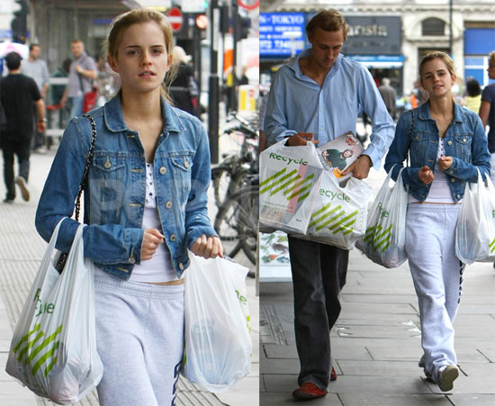 Photos of Emma Watson Grocery Shopping in London ...