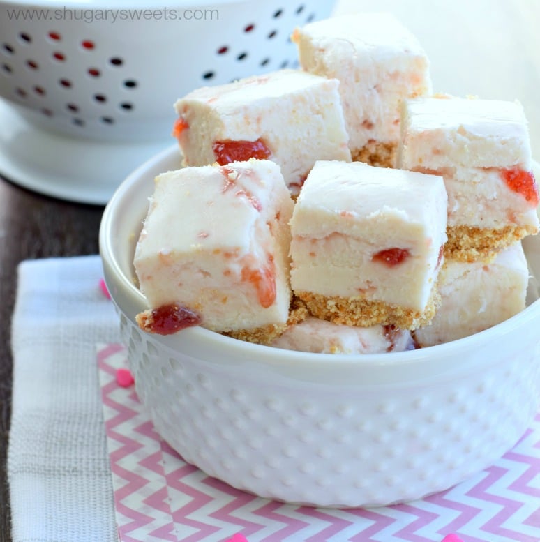 Strawberry Shortcake Fudge