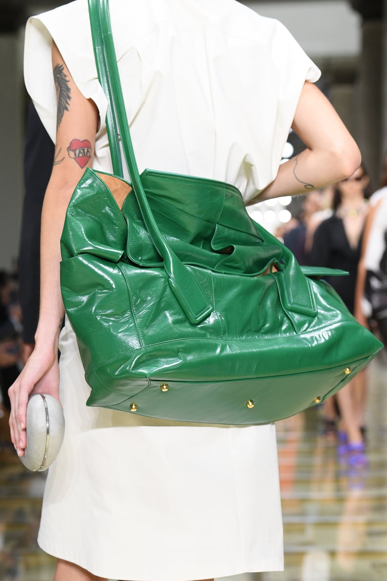 A Bottega Veneta Bag on the Runway During Milan Fashion Week