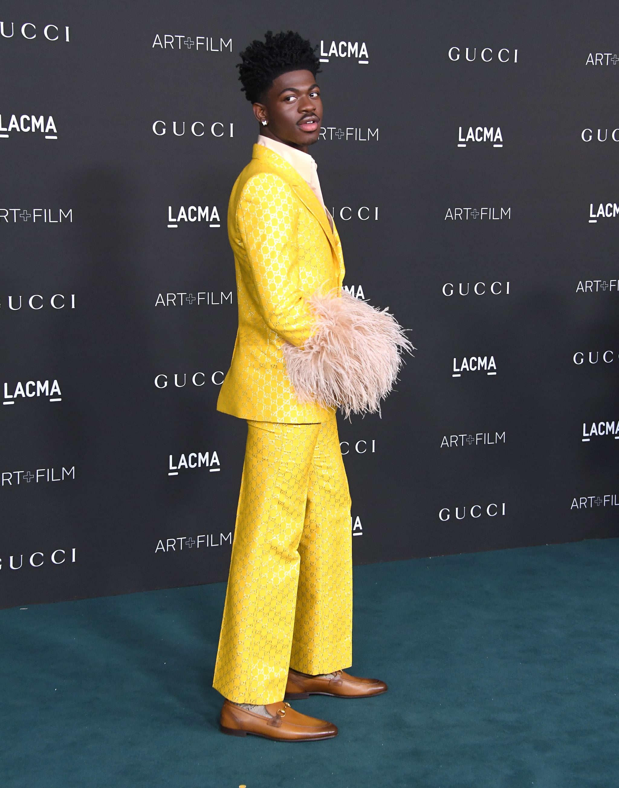 Gucci cheap yellow suit
