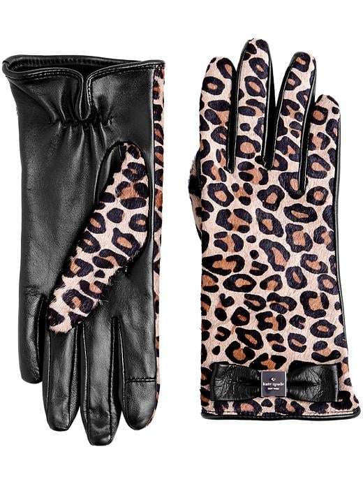 Kate Spade Cheetah-Print Gloves