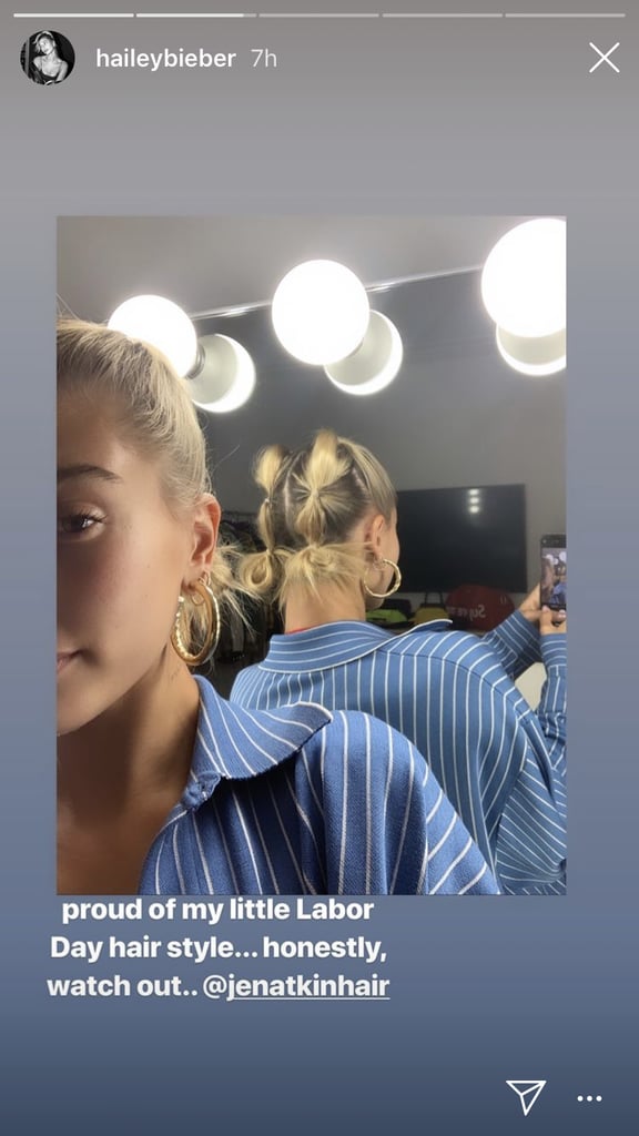 Hailey Baldwin's Labor Day Hairstyle