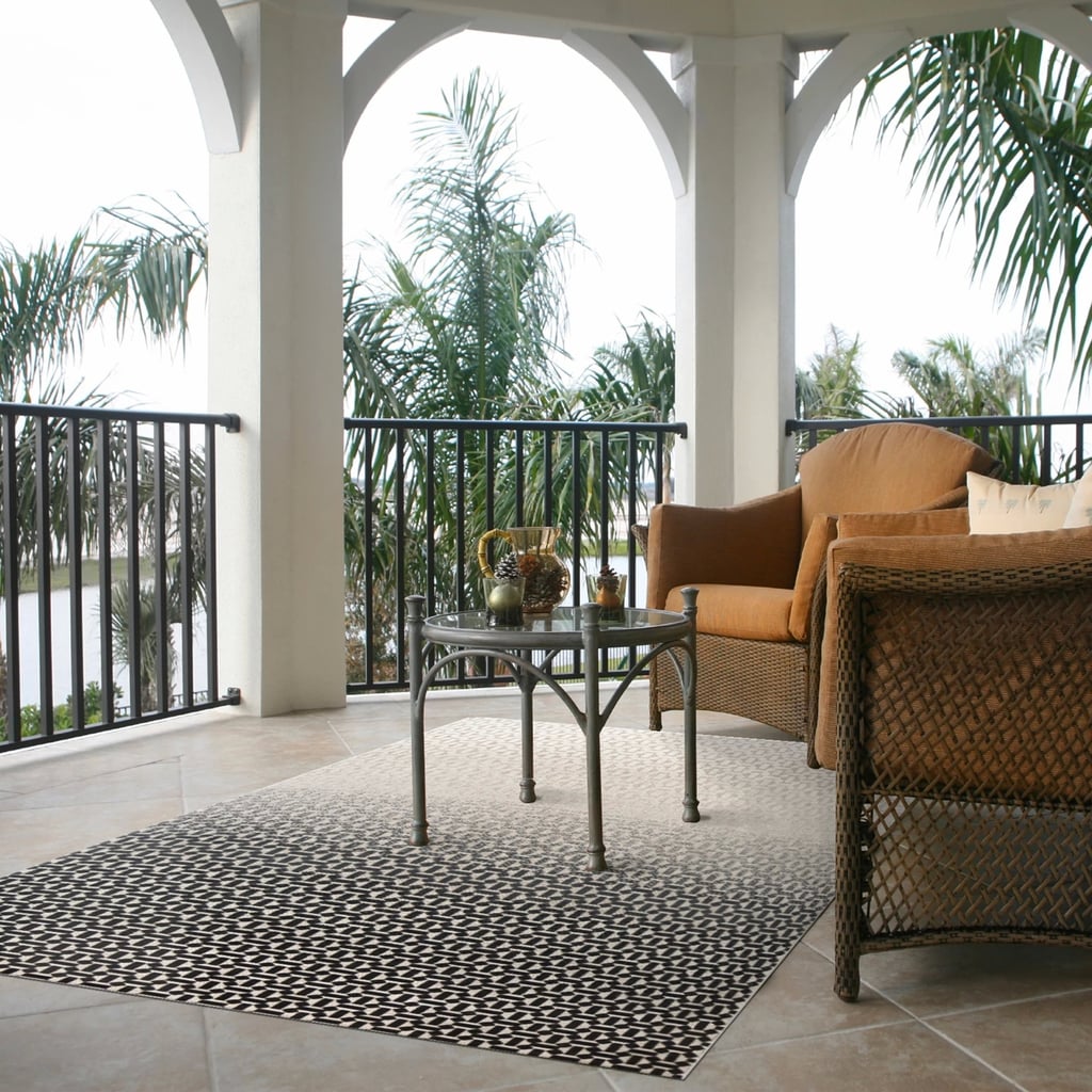 Ombre Geo Outdoor Rug