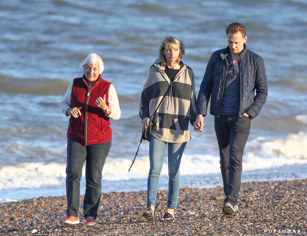 Taylor Swift and Tom Hiddleston With His Mom in the UK