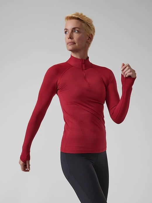 Athleta Momentum Half Zip