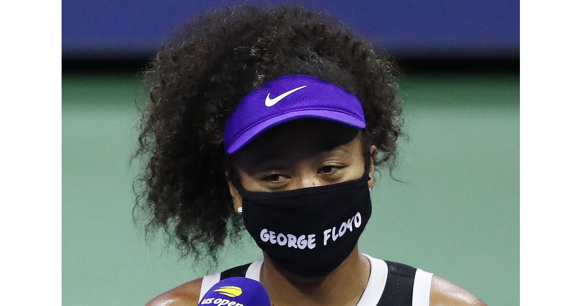 Naomi Osaka Wears a George Floyd Mask For the Quarterfinals of the US Open | Naomi Osaka's ...