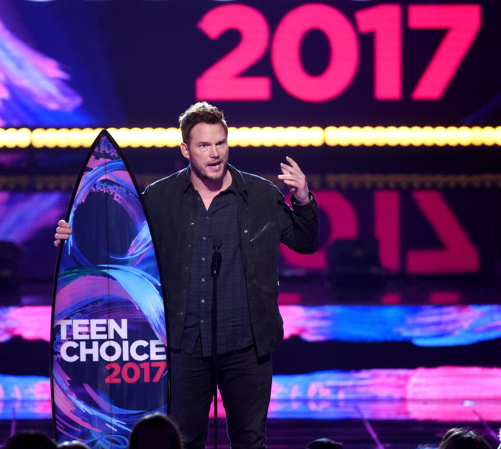 Chris Pratt at the 2017 Teen Choice Awards