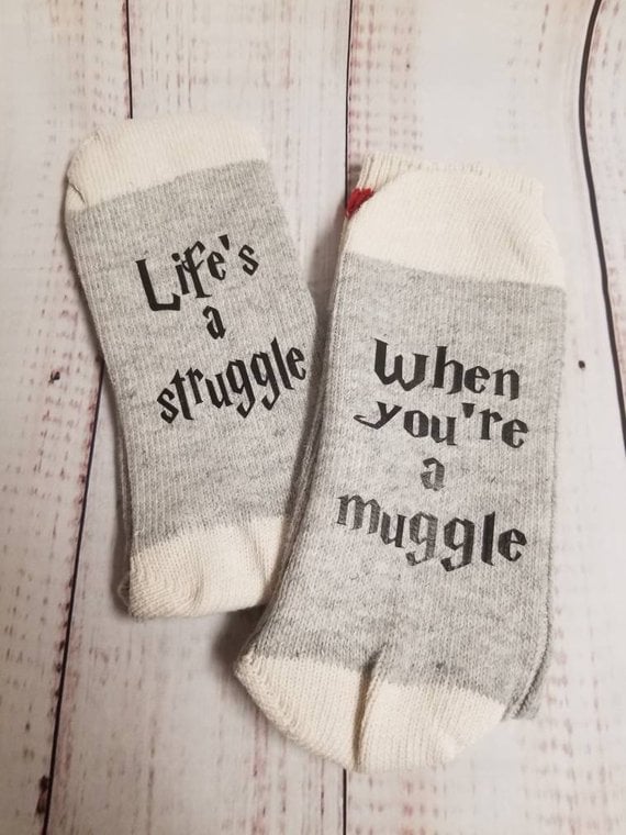 Life's a Struggle When You're a Muggle Socks