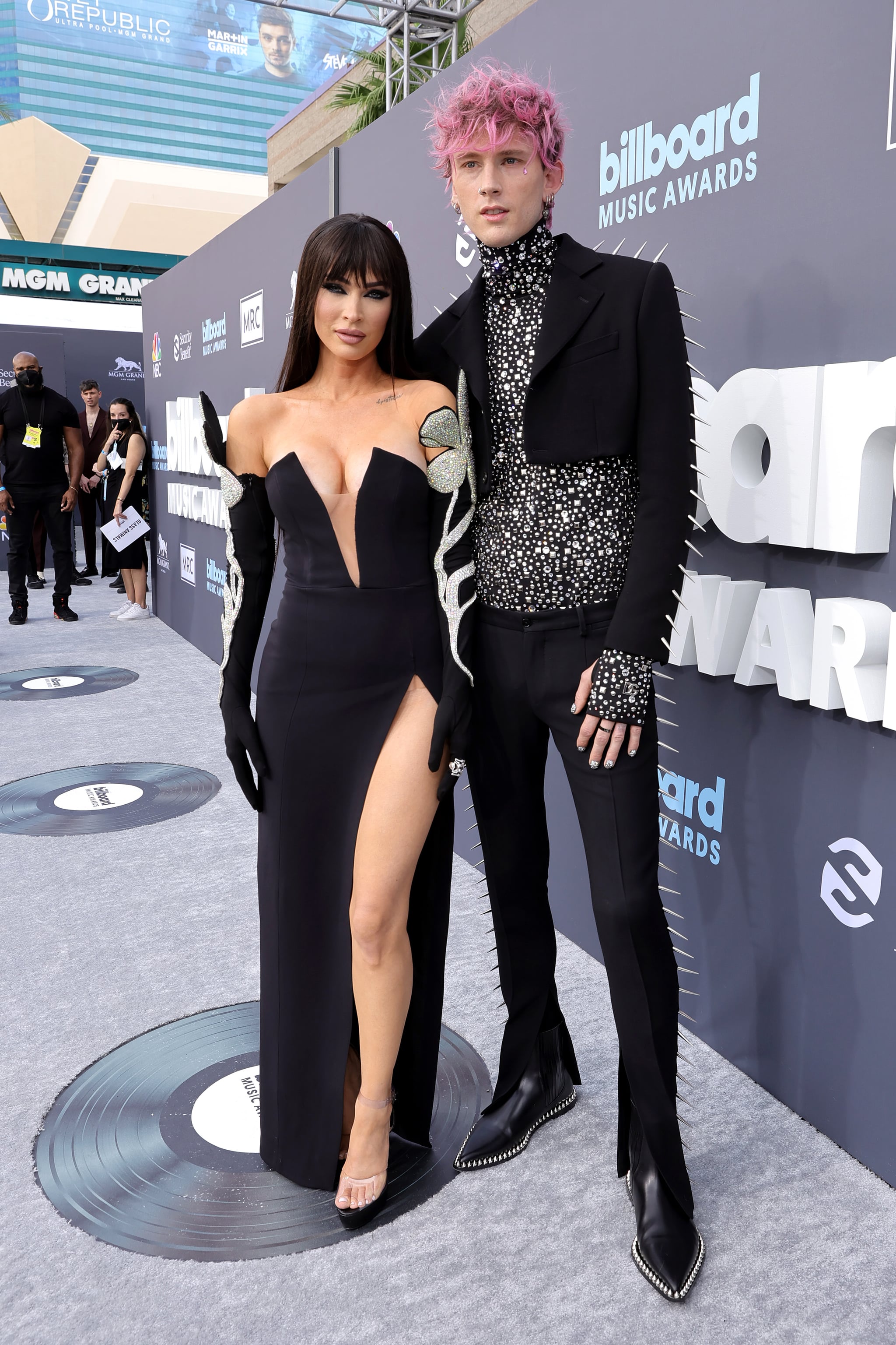 LAS VEGAS, NEVADA - MAY 15: Megan Fox and Machine Gun Kelly attend the 2022 Billboard Music Awards at MGM Grand Garden Arena on May 15, 2022 in Las Vegas, Nevada. (Photo by Amy Sussman/Getty Images for MRC)