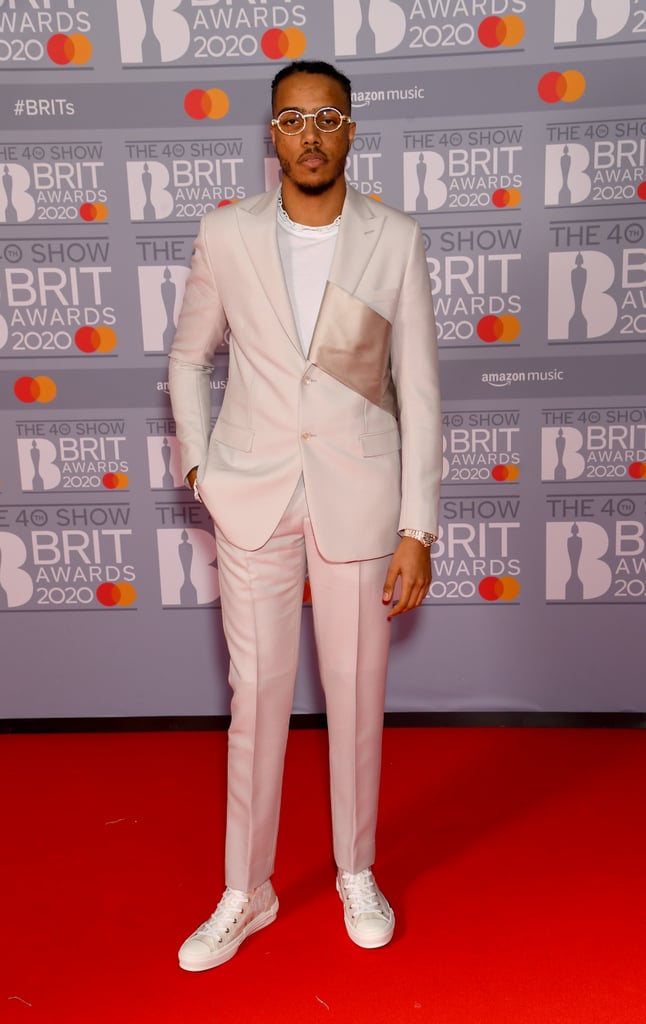 AJ Tracey at the 2020 BRIT Awards Red Carpet