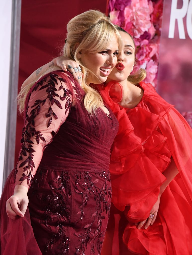 Miley Cyrus's Red Dress at Isn't It Romantic Premiere | POPSUGAR