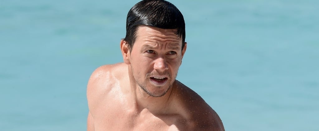 Mark Wahlberg Looks Extremely Buff While on the Beach in Barbados