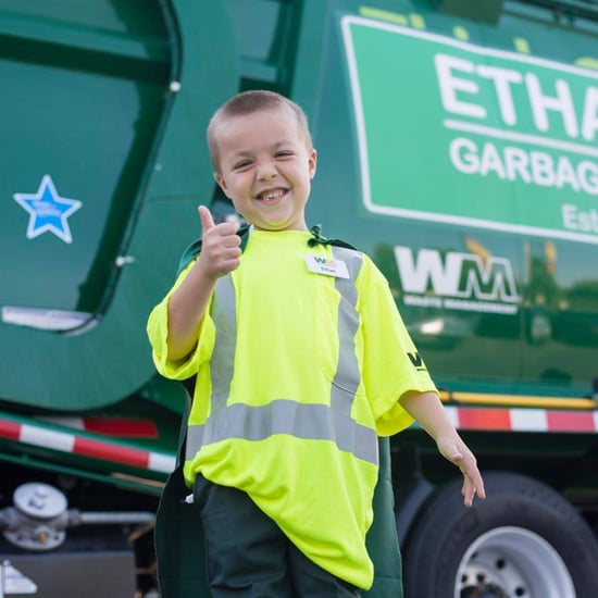 Make-a-Wish Foundation Helps Sick Boy Be a Garbage Man