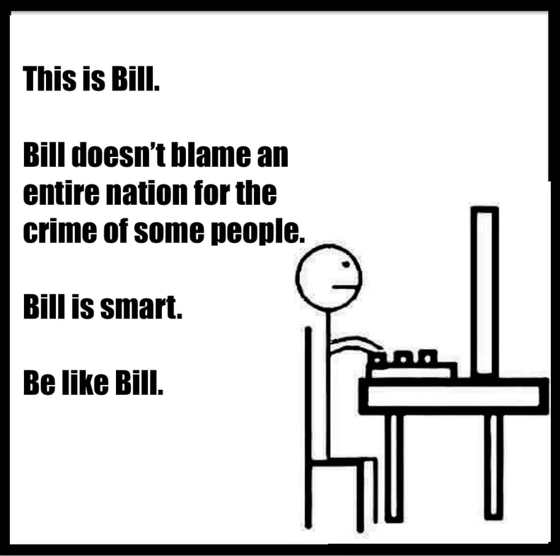 Bill tries to be logical.