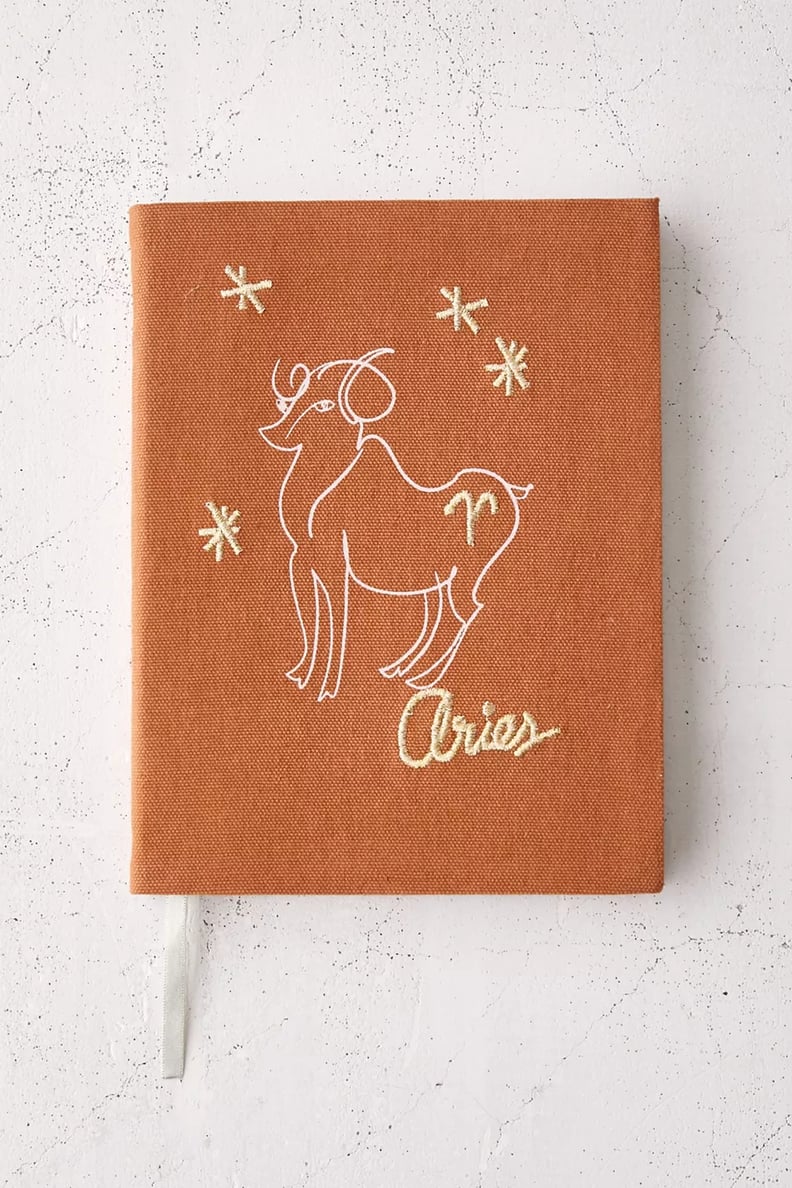 For Notes: Zodiac Embroidered Journal