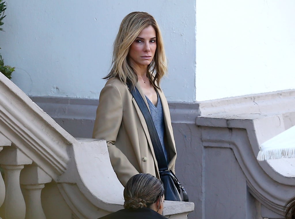 Sandra Bullock got serious all the way down in Puerto Rico on Tuesday, while she was filming her latest project, Our Brand Is Crisis.