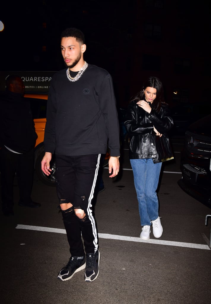 Kendall Jenner Fuzzy Heels Ben Simmons Feb. 2019