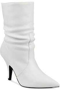 KENDALL + KYLIE Calie Leather Mid-Calf Pointed Toe Booties