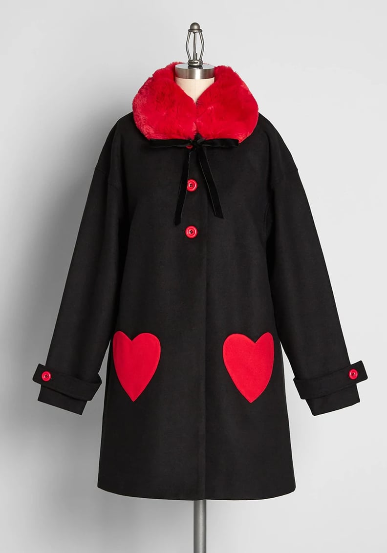A Statement Coat: Modcloth Lavish Me In Love Coat