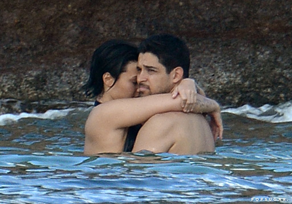 Demi Lovato and Wilmer Valderrama Kissing in St. Barts 2015