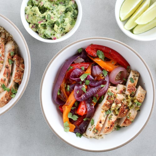 Chicken Fajita Bowl With Quinoa Recipe POPSUGAR Fitness