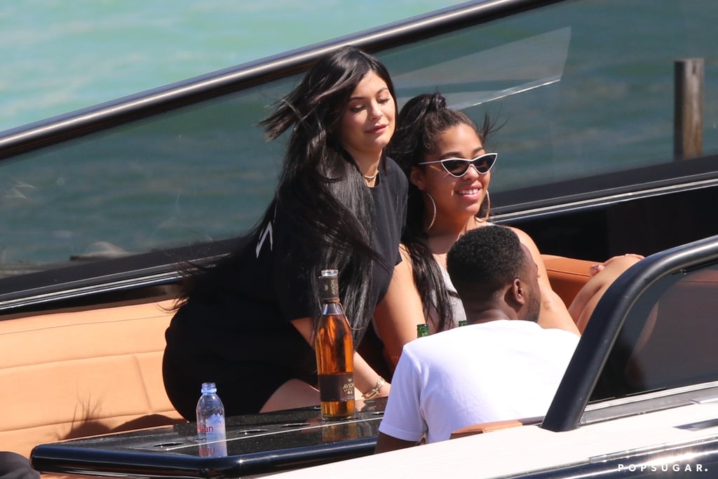 Kylie Jenner and Travis Scott on a Boat in Miami March 2018
