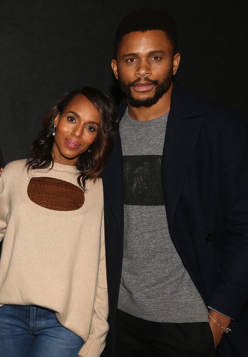 Kerry Washington and Nnamdi Asomugha at the If Beale Street Could Talk Screening in 2018
