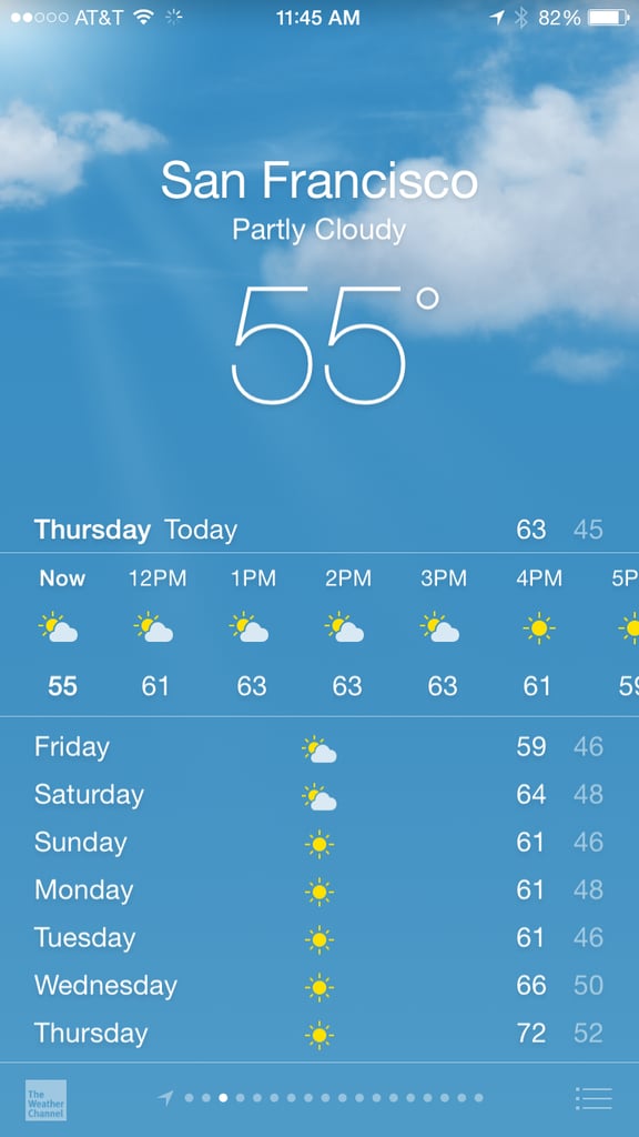 You don't have to wait for the weatherman's segment on the nightly news.