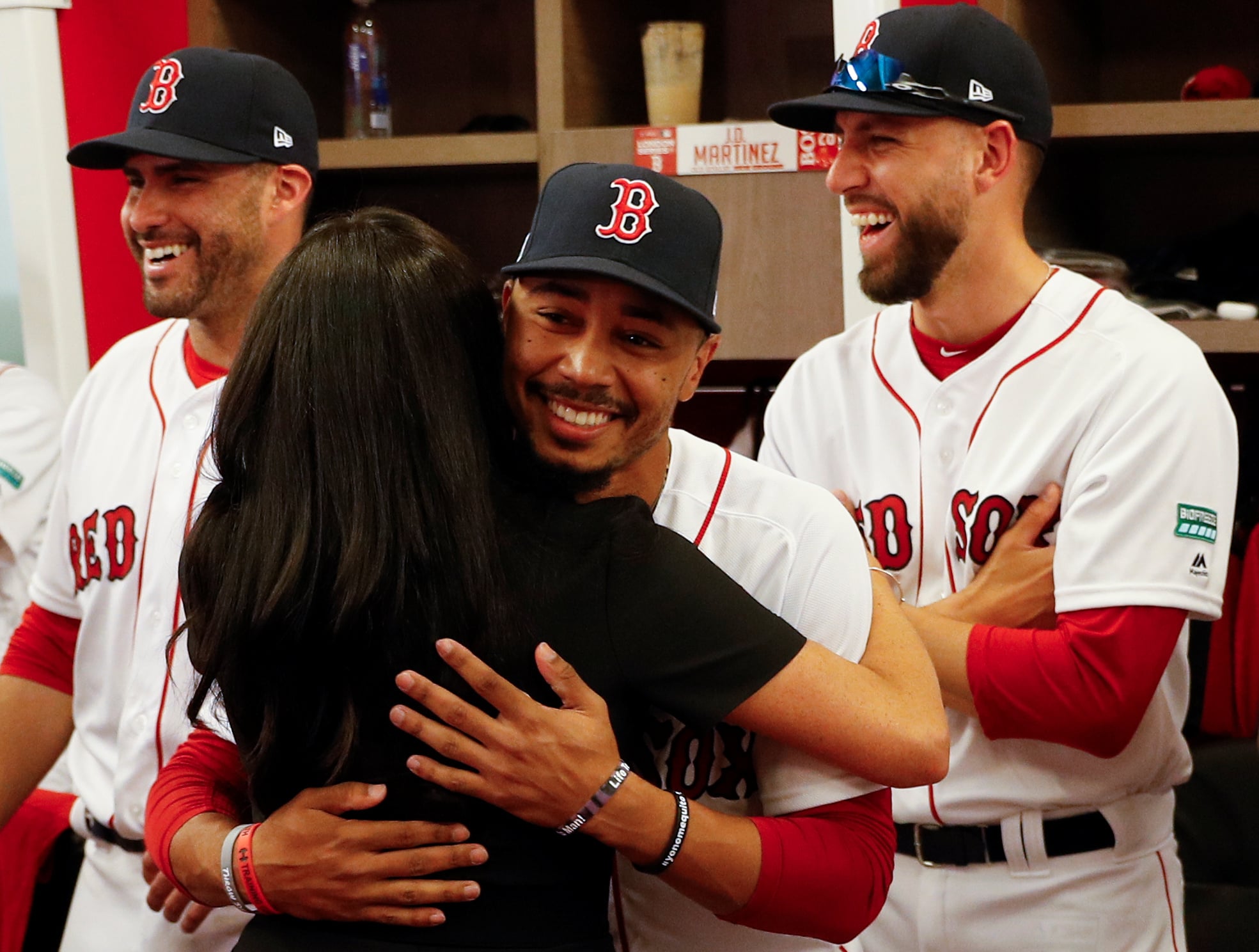Meghan Markle Meets Red Sox Mookie Betts Pictures June 2019