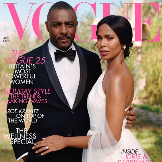 Idris Elba and Sabrina Dhowre British Vogue Wedding Pictures