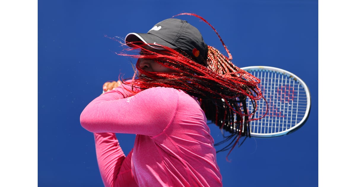 See Naomi Osaka's Red Braids For the Tokyo Olympics ...