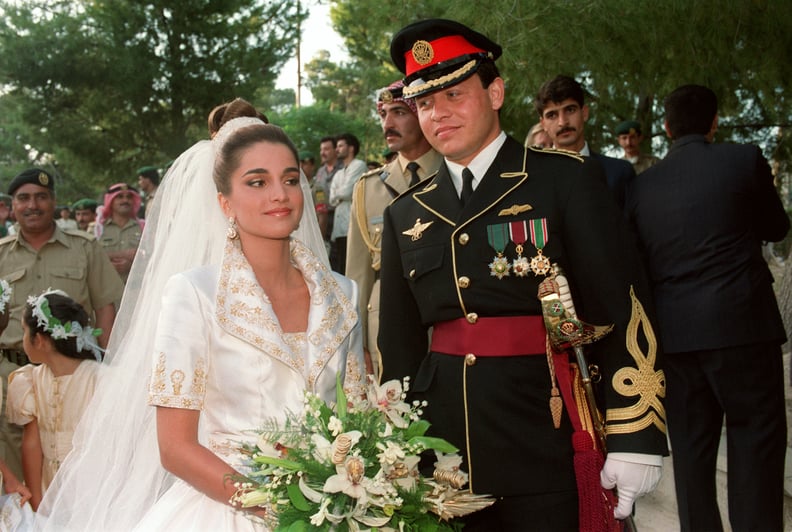 King Abdullah and Rania al Yassin