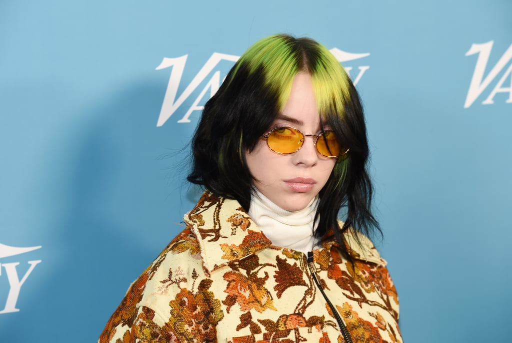 Billie Eilish's blue hair and outfit at the 2019 MTV Video Music Awards - wide 1