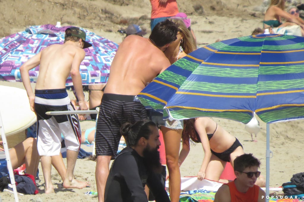 Scott Eastwood and Charlotte McKinney Kissing September 2016