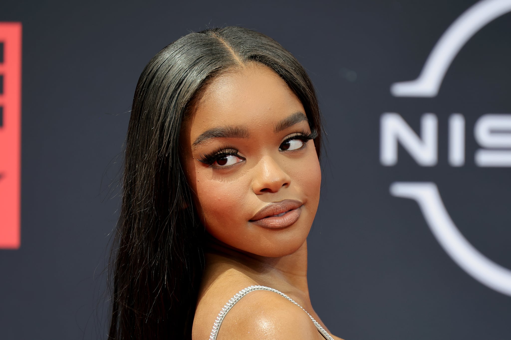 LOS ANGELES, CALIFORNIA - JUNE 26: Marsai Martin attends the 2022 BET Awards at Microsoft Theatre on June 26, 2022 in Los Angeles, California. (Photo by Momodu Mansaray/WireImage)