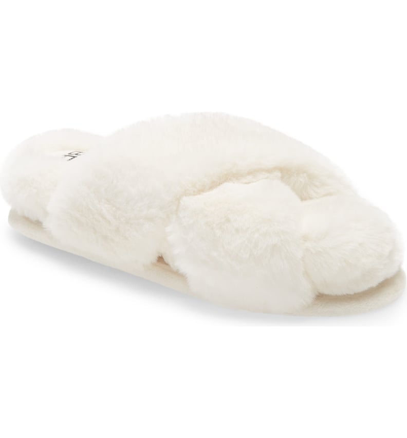 BP. Sophie Criss Cross Plush Bedroom Slipper