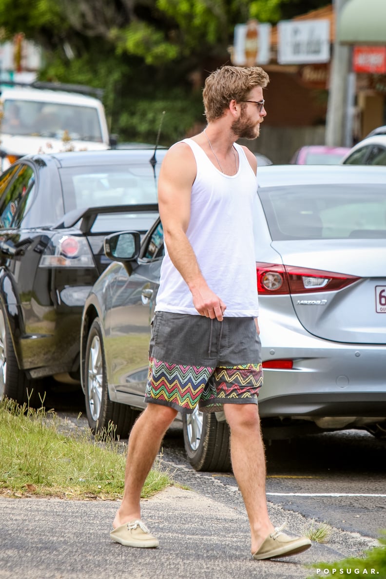 Chris and Liam Hemsworth in Australia December 2015 | POPSUGAR Celebrity