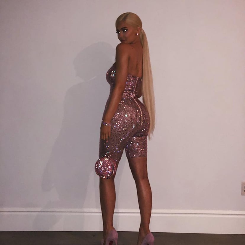 Kylie jenner sequin best sale romper