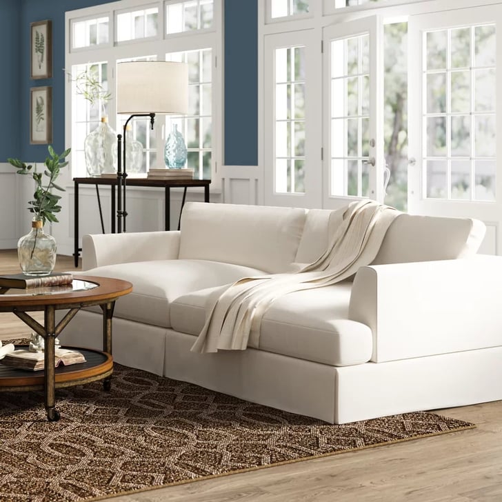 A Versatile Sofa Wayfair Lucia Recessed Arm Slipcovered Sofa with