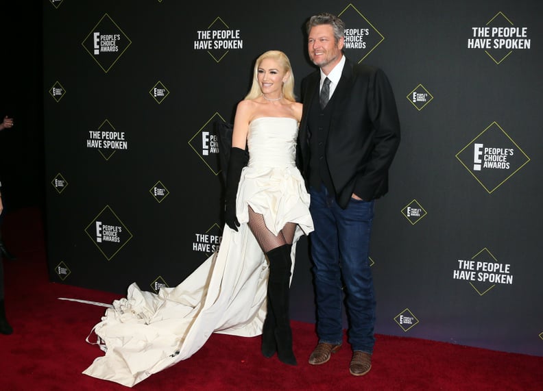 Gwen Stefani and Blake Shelton at the People's Choice Awards 2019