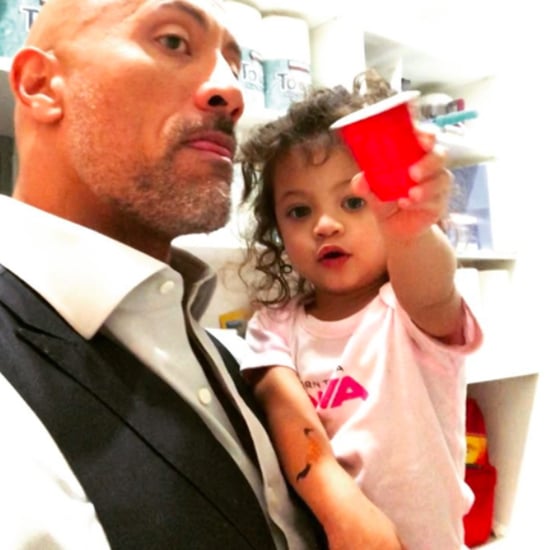 The Rock's Daughter Asking For Snacks