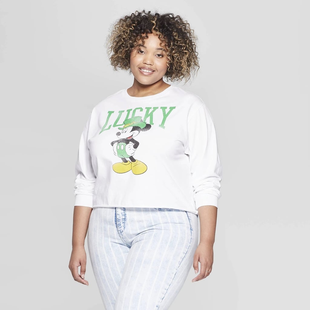 Lucky Mickey Cropped T-Shirt