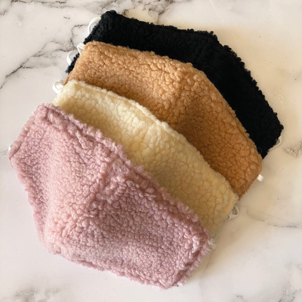 Faux Fur Fluffy Cotton Warm Face Masks