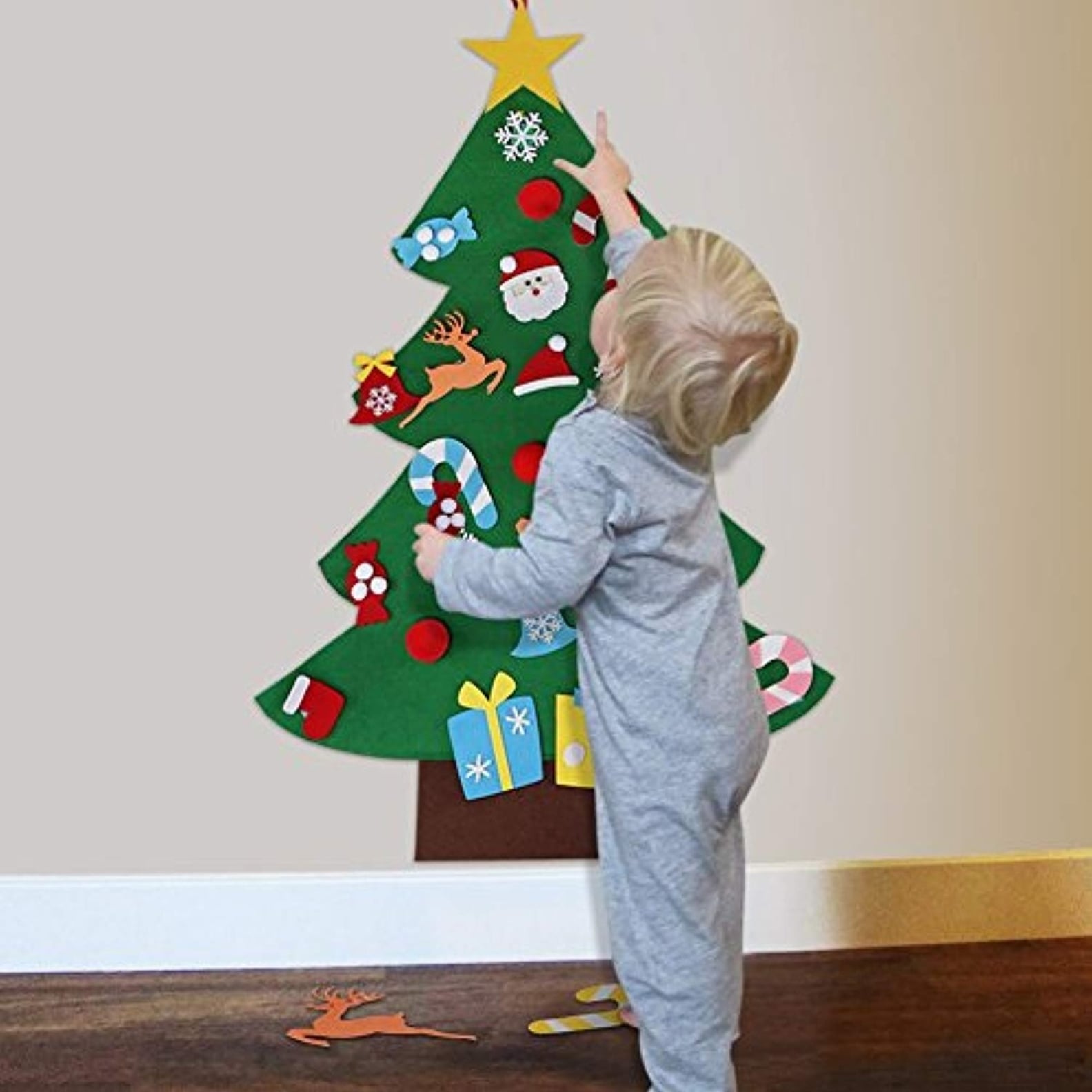 Felt Christmas Trees For Kids That Are Easy to Make POPSUGAR Family